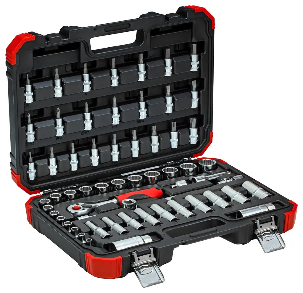 Gedore Set of 59 3/8 in Socket Wrench, 6 - 24mm - GD 3300054 Gedore