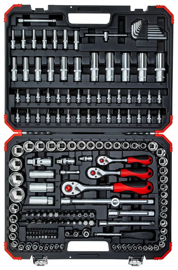Gedore Set of 172 1/4, 3/8 and 1/2 in Socket Wrench - GD 3300058 Gedore