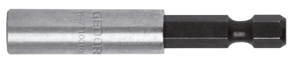Gedore 1/4 in 6-Point x 1/4 in 6-Point Magnetic Bit Holder, 60mm - GD 3300146 Gedore