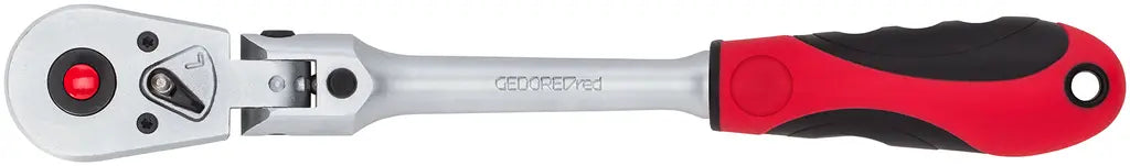 Gedore 1/4 in 2C Joint Reversible Ratchet, Length 163mm - GD 3300156 Gedore