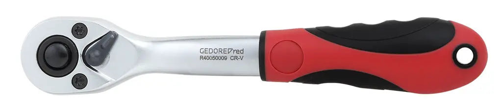 Gedore 1/4 in 2K Cranked Reversible Ratchet, Length 145mm - GD 3300159 Gedore