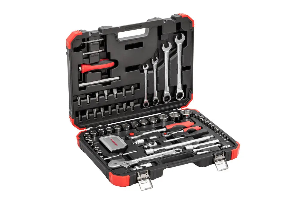 Gedore Set of 97 1/4 and 1/2 in Socket Wrench - GD 3300186 Gedore