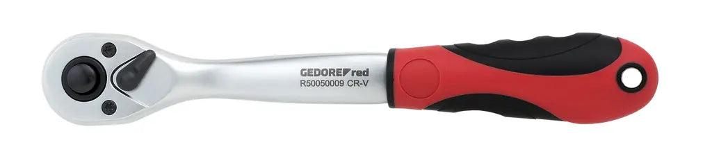 Gedore 3/8 in 2K Cranked Reversible Ratchet, Length 206mm - GD 3300225 Gedore