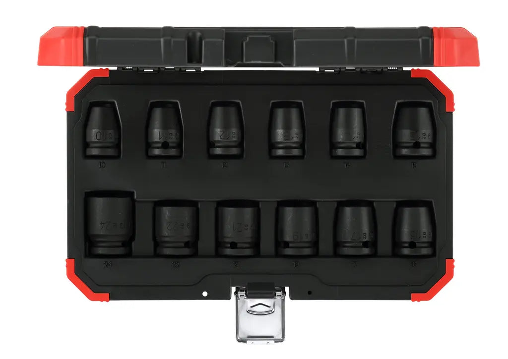 Gedore Set of 12 1/2 in Impact Socket Wrench - GD 3300574 Gedore