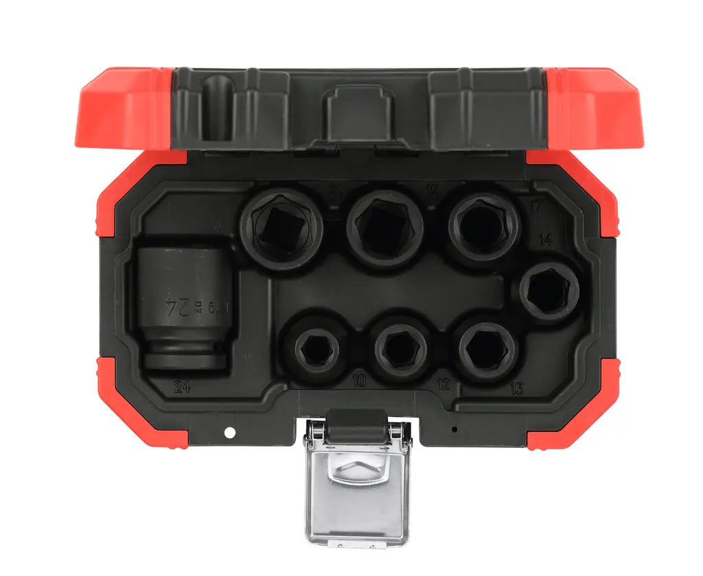 Gedore Set of 8 1/2 in Impact Socket Wrench - GD 3300575 Gedore