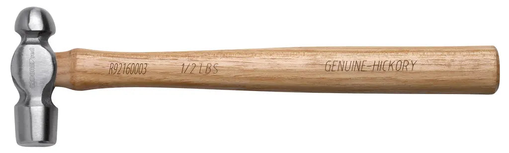 Gedore English Mechanic's Hammer with Hickory Handle, 1/2 lbs - GD 3300767 Gedore