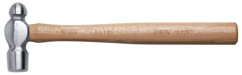 Gedore English Mechanic's Hammer with Hickory Handle, 3/4 lbs - GD 3300768 Gedore