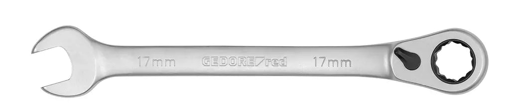 Gedore Open Ended Combination Ratchet Wrench, 17mm - GD 3301006 Gedore