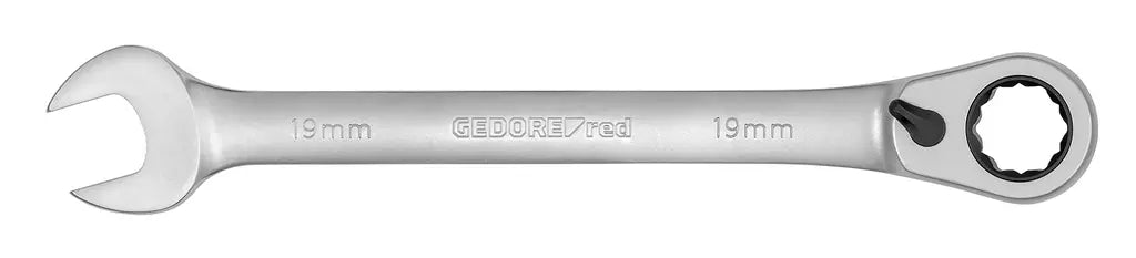 Gedore Open Ended Combination Ratchet Wrench, 19mm - GD 3301007 Gedore