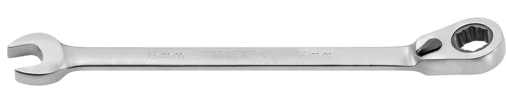 Gedore Open Ended Combination Ratchet Wrench, 19mm - GD 3301007 Gedore