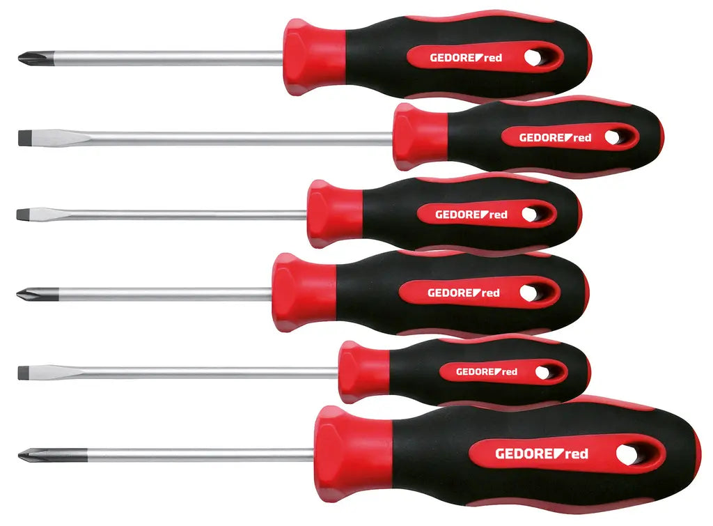 Gedore Set of 6 2C Screwdriver, PH, SL - GD 3301270 Gedore