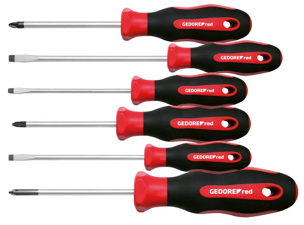 Gedore Set of 6 2C Screwdriver, PZ, SL - GD 3301271 Gedore