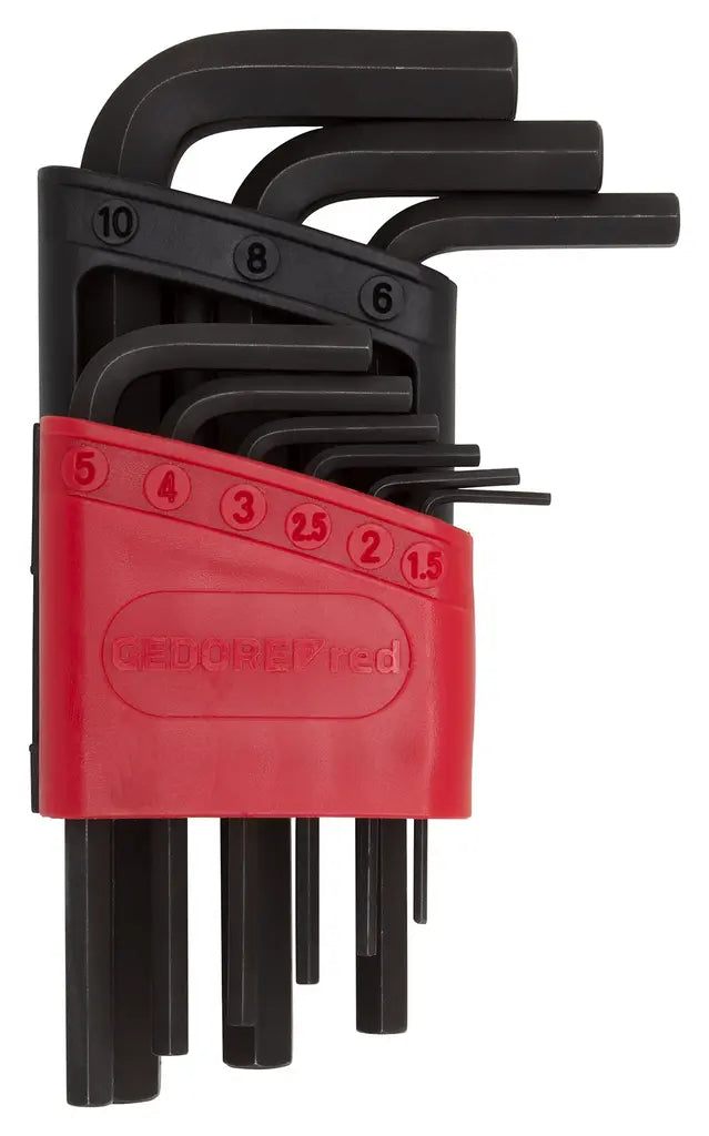 Gedore Set of 9 Hexagon Offset Screwdriver, 1.5 - 10mm - GD 3301331 Gedore