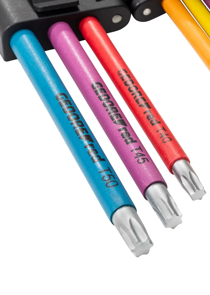 Gedore Set of 9 Torx Long Offset Screwdriver, T10 - 50 - GD 3301333 Gedore