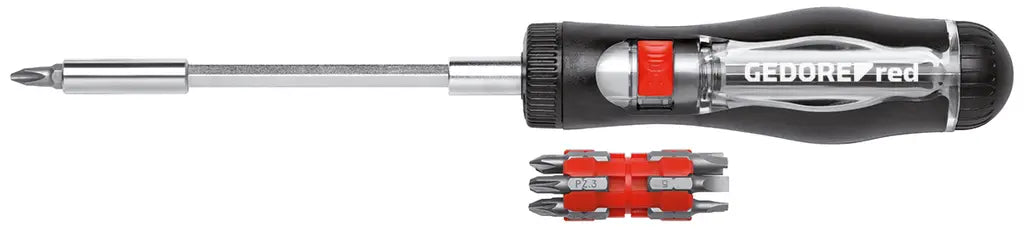 Gedore 13in1 1/4 in Telescopic Ratchet Screwdriver Bit - GD 3301337 Gedore