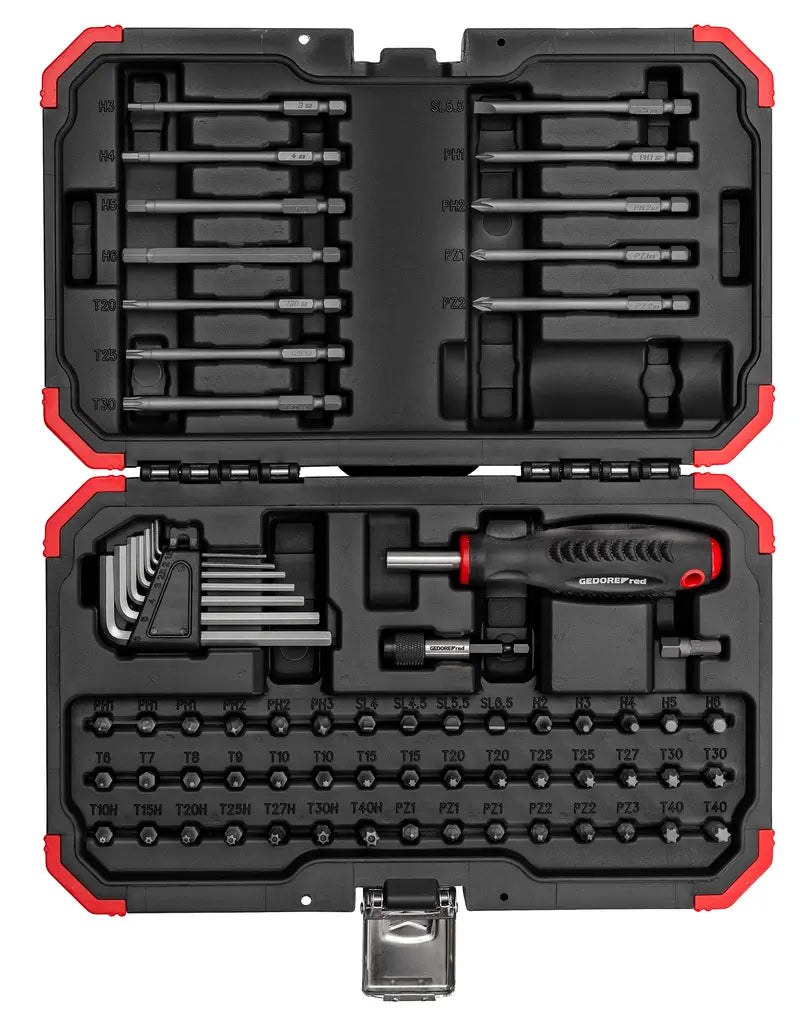 Gedore Set of 67 1/4 in Bits - GD 3301352 Gedore