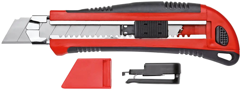 Gedore Cutter Knife with Clip and 5 Blade, Width 25mm - GD 3301605 Gedore