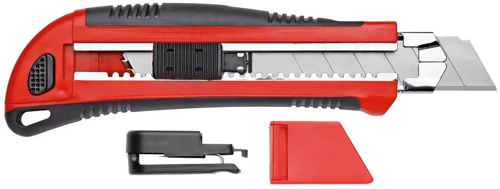 Gedore Cutter Knife with Clip and 5 Blade, Width 25mm - GD 3301605 Gedore