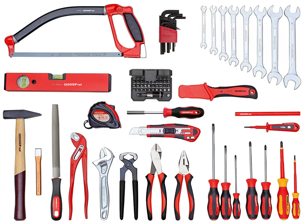 Gedore Set of 72 BASIS Tools with Case - GD 3301630 Gedore