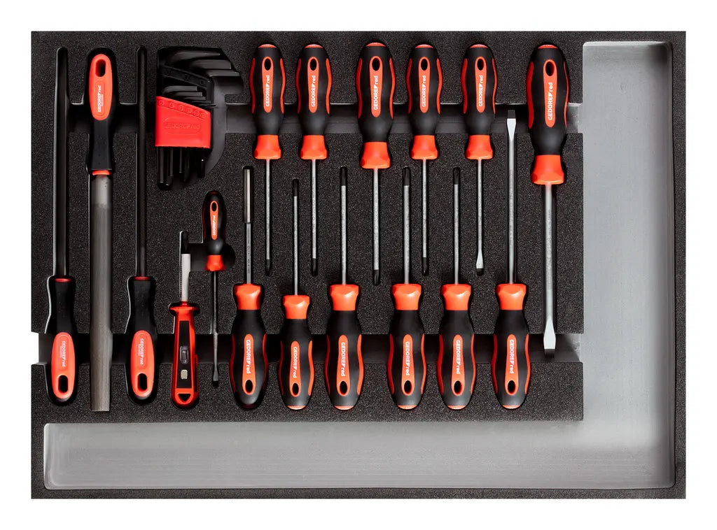 Gedore Set of 26 Screwdriver and Files Tool with CT Module - GD 3301683 Gedore