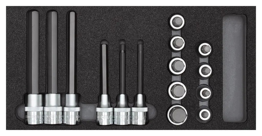 Gedore Set of 15 1/2 in Screwdriver Bit with 2/6 CT Module - GD 3301710 Gedore