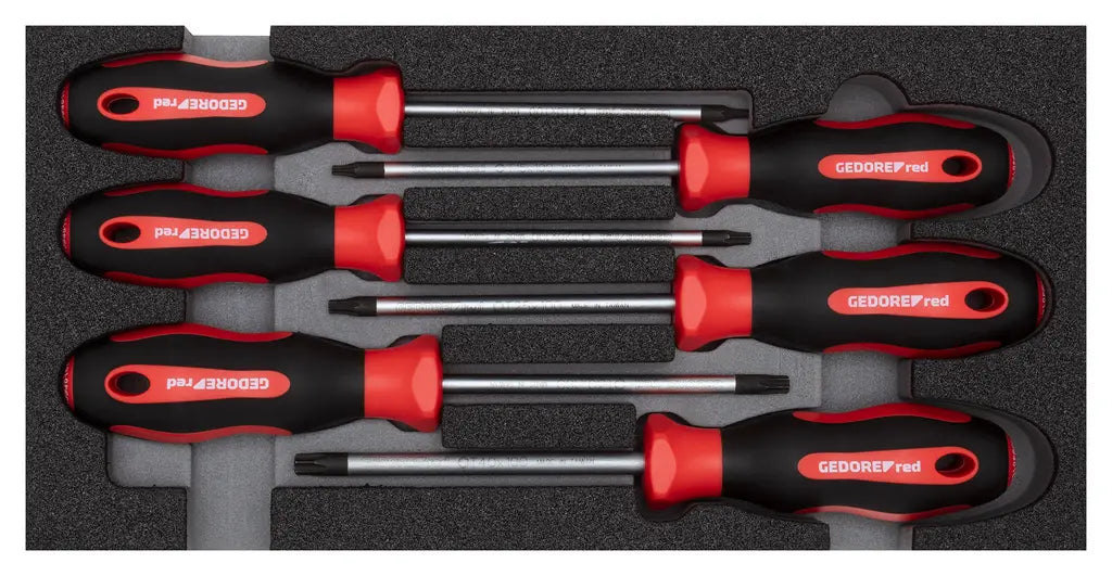 Gedore Set of 6 Torx Screwdriver with 2/6 CT Module - GD 3301714 Gedore