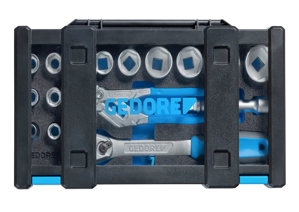 Gedore Set of 18 Socket Wrench with Plier Wrench - GD 3416321 Gedore