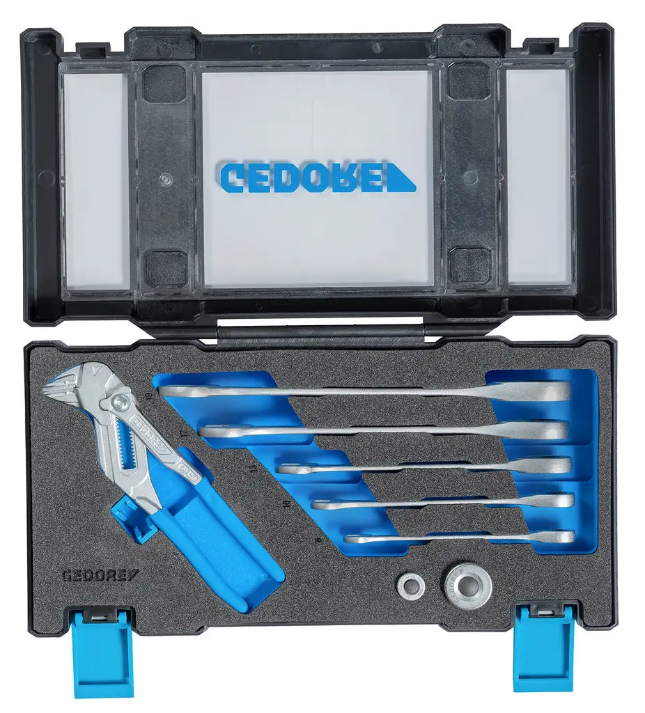 Gedore Set of 10 Ratchet and Pliers Wrench - GD 3416356 Gedore