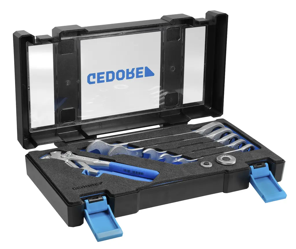 Gedore Set of 10 Ratchet and Pliers Wrench - GD 3416356 Gedore