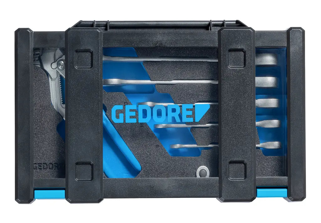 Gedore Set of 10 Ratchet and Pliers Wrench - GD 3416356 Gedore