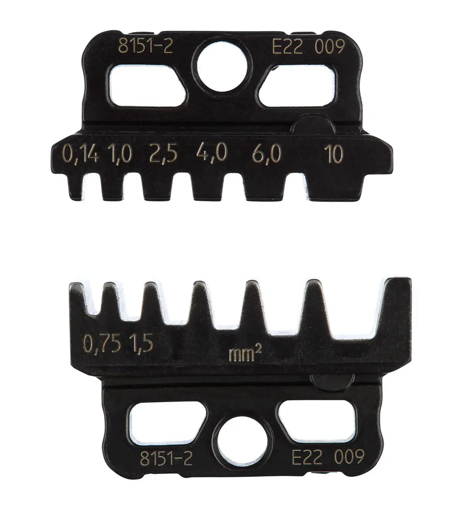 Gedore 8151-2 Crimp Insert Set for Conductor End-Sleeves - GD 3420604 Gedore