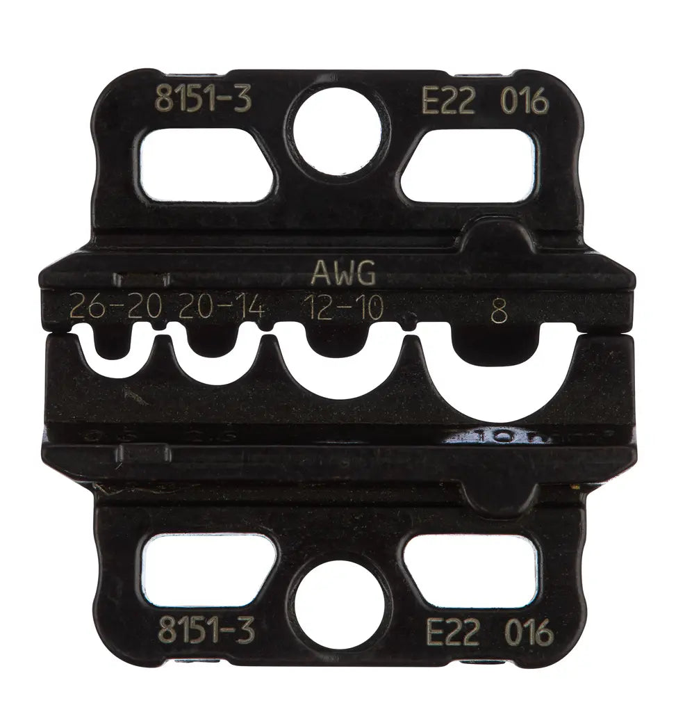 Gedore 8151-3 Crimp Insert Set for Non-Insulated Connectors - GD 3420612 Gedore
