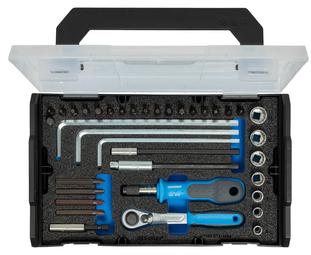 Gedore Set of 38 1/4 in FLEX Bits - GD 3437450 Gedore
