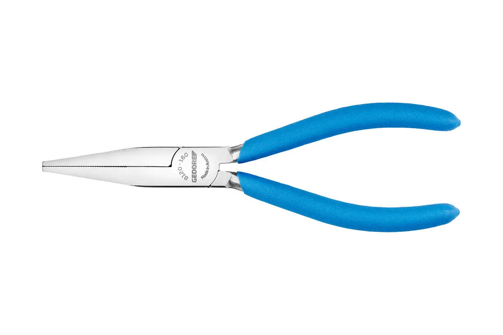 Gedore Chrome-Plated Dip-Insulated Flat-Nose Plier, 160mm - GD 3462994 Gedore
