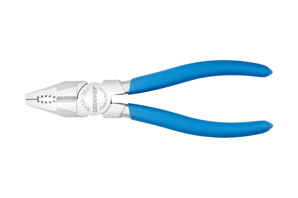 Gedore German Model Chrome-Plated Dip-Insulated Combination Plier, 160mm - GD 3463125 Gedore