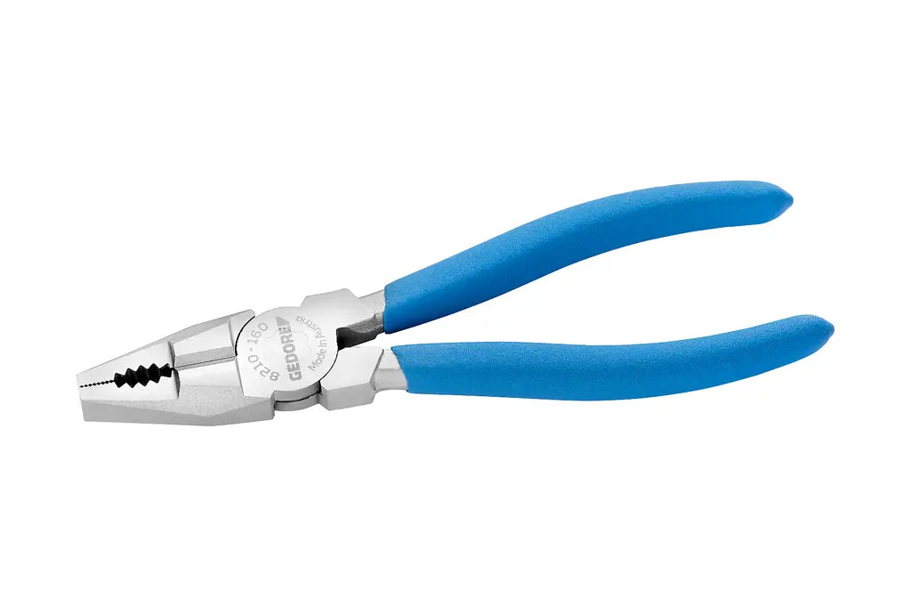 Gedore German Model Chrome-Plated Dip-Insulated Combination Plier, 160mm - GD 3463125 Gedore