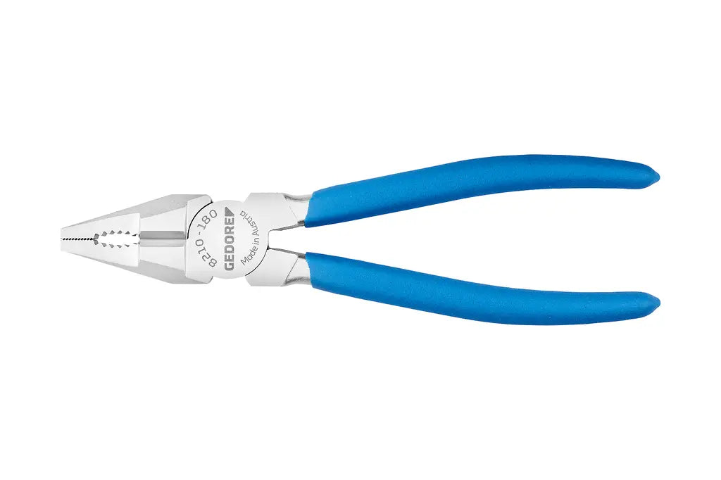 Gedore German Model Chrome-Plated Dip-Insulated Combination Plier, 180mm - GD 3463133 Gedore