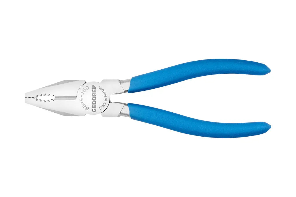 Gedore Euro Model Chrome-Plated Dip-Insulated Combination Plier, 160mm - GD 3463168 Gedore