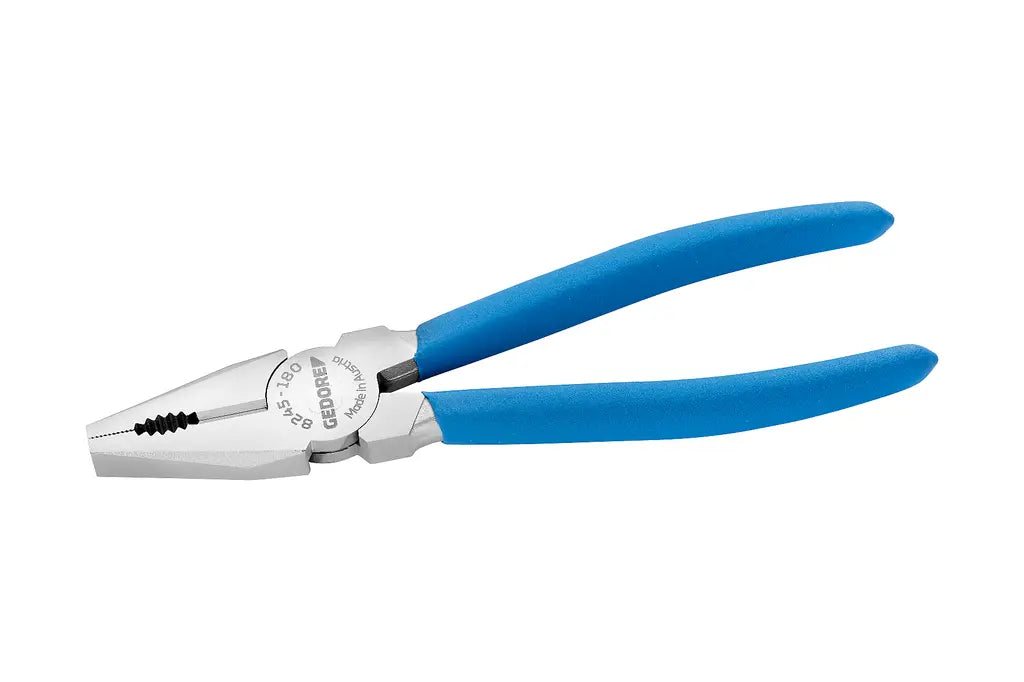 Gedore Euro Model Chrome-Plated Dip-Insulated Combination Plier, 180mm - GD 3463176 Gedore