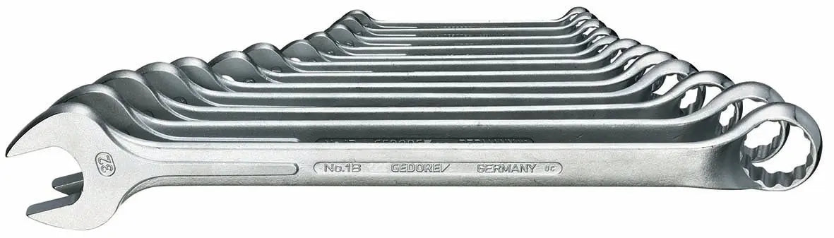 Gedore 1 B-012 Combination Wrench set 12 pcs 10-32 mm 6012170 Gedore