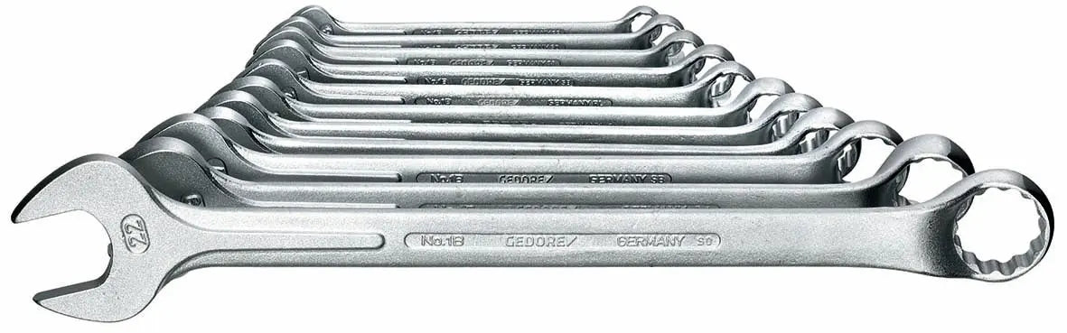 Gedore 1 B-011 Combination Wrench set 11 pcs 8-22 mm 6012250 Gedore