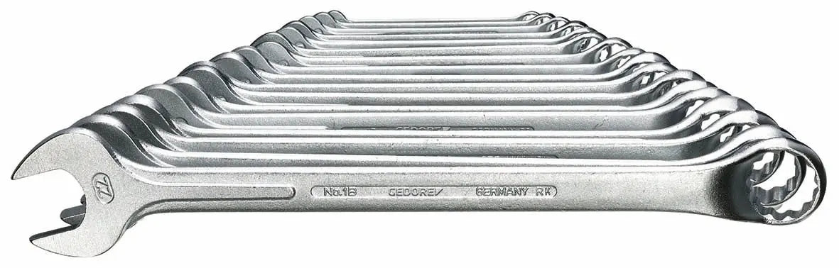 Gedore 1 B-017 Combination Wrench set 17 pcs 6-22 mm 6012680 Gedore