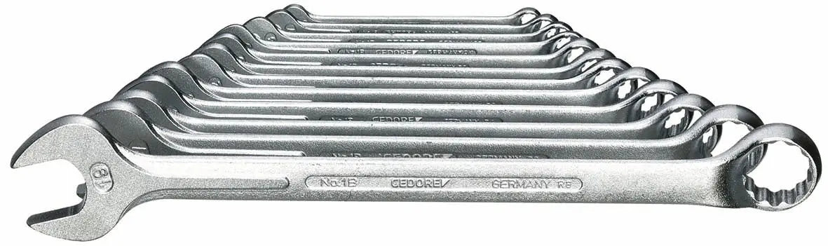 Gedore 1 B-0112 Combination Wrench set 12 pcs 6-19 mm 6012840 Gedore
