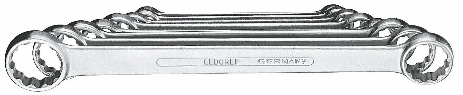 Gedore 4-8 Flat ring wrench set 8 pcs 6-22 mm 6061700 Gedore