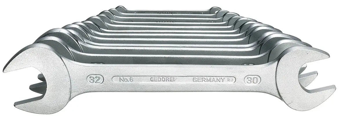 Gedore 6-122 ISO Double open ended wrench set 12 pcs 6-34 mm 6078350 Gedore
