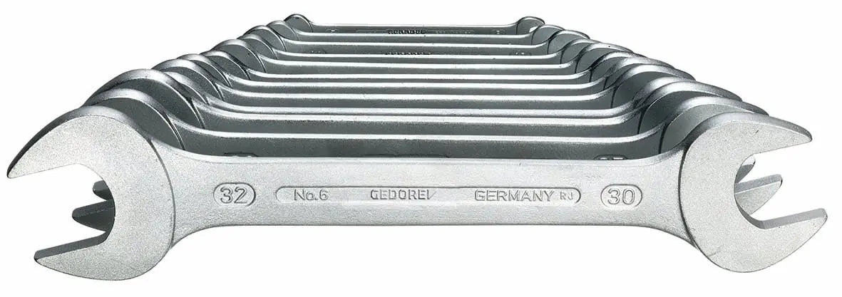 Gedore 6-12 Double open ended wrench set 12 pcs 6-32 mm 6077700 Gedore