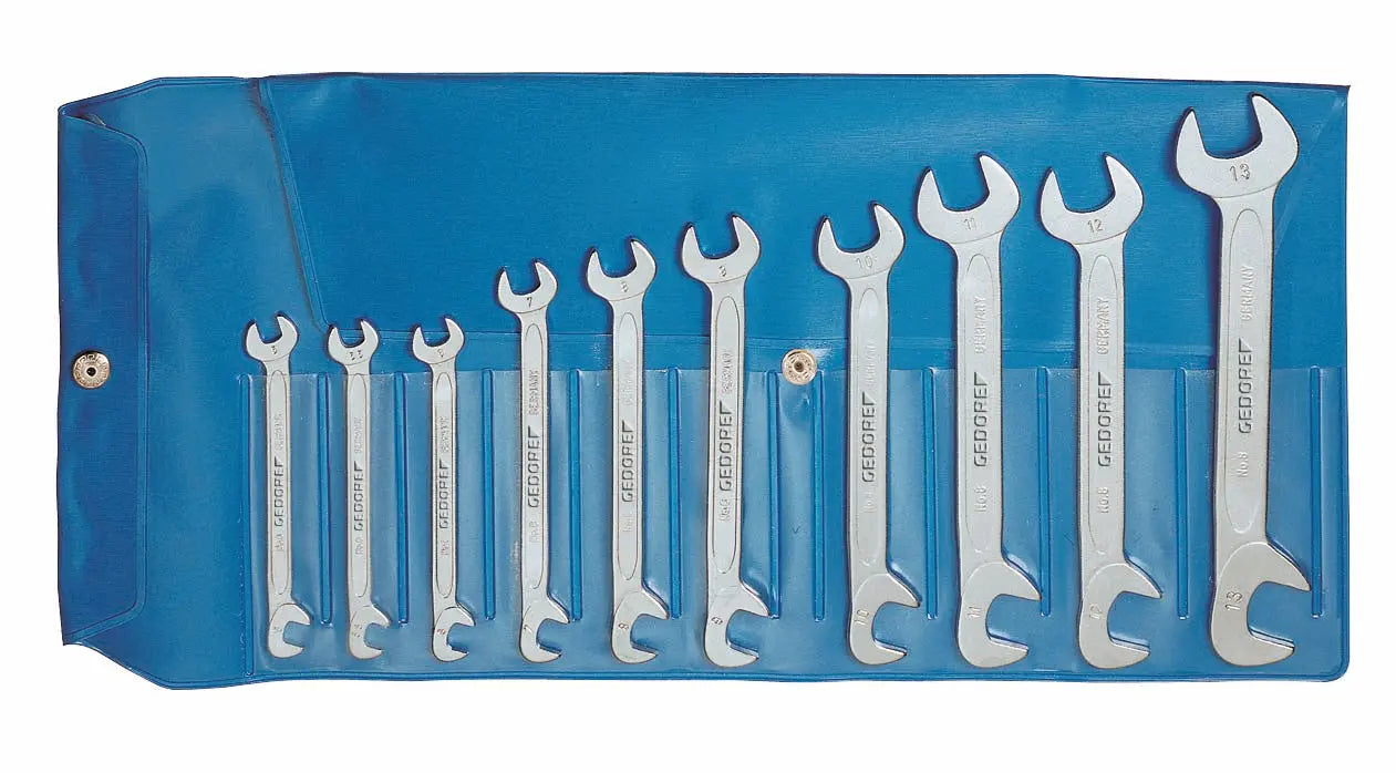 Gedore 8-0100 Double ended midget wrench set 10 pcs 5-13 mm 6099000 Gedore