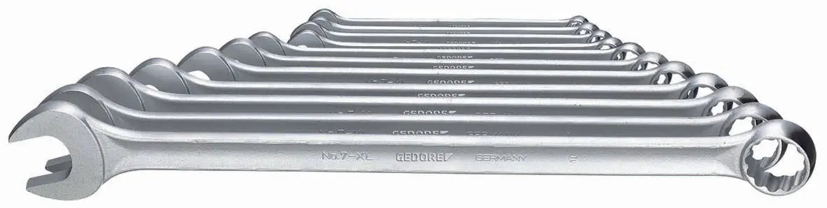 Gedore 7 XL-0111 Combination Wrench set, extra long, 11 pcs 8-22 mm 6104960 Gedore