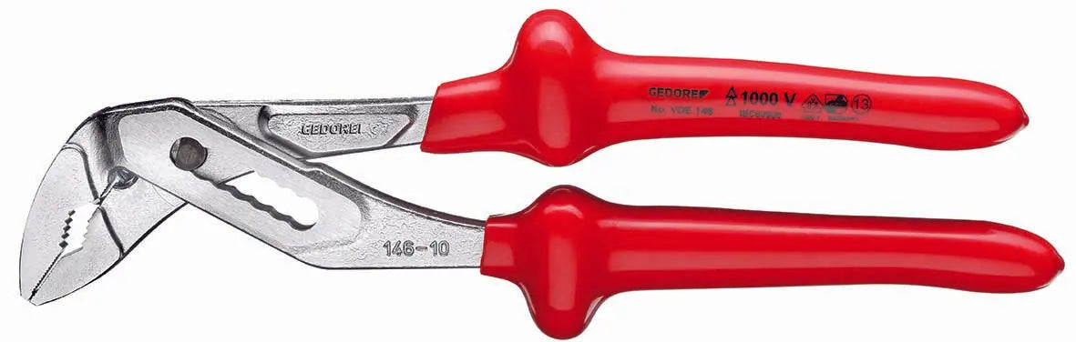 Gedore VDE 146 10 VDE Universal pliers 10", 7 settings 6120140 Gedore
