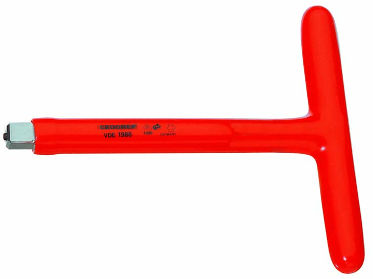 Gedore VDE 1988 VDE T-handle 1/2" with screw locking 6124210 Gedore